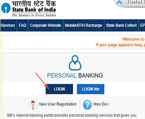 SBI Personal Banking Registration