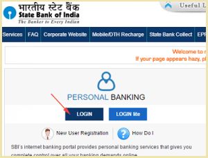 SBI Personal Banking online