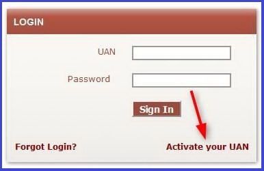 UAN Login & Registration Process Online