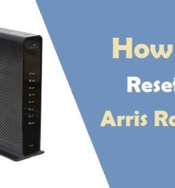 How to Reset Arris Router