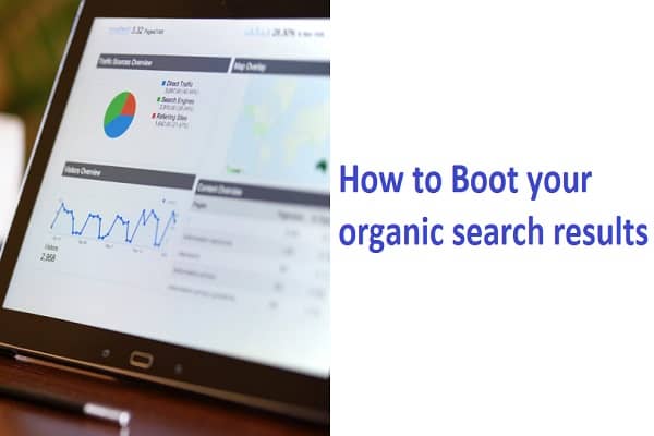 How to Boot your organic search results