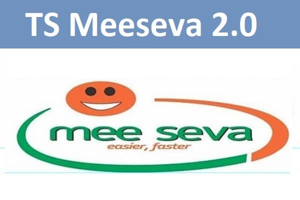 TS Meeseva 2.0 Portal Services, Login, Registration